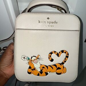 Kate Spade Cream Mini Bag with Tigger Design